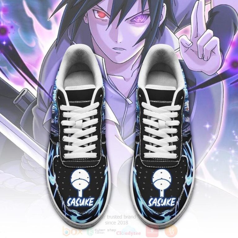 Sasuke-Uchiha-Anime-Leather-Air-Force-Shoes-2