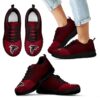 Seamless Line Magical Wave Beautiful Atlanta Falcons Sneakers