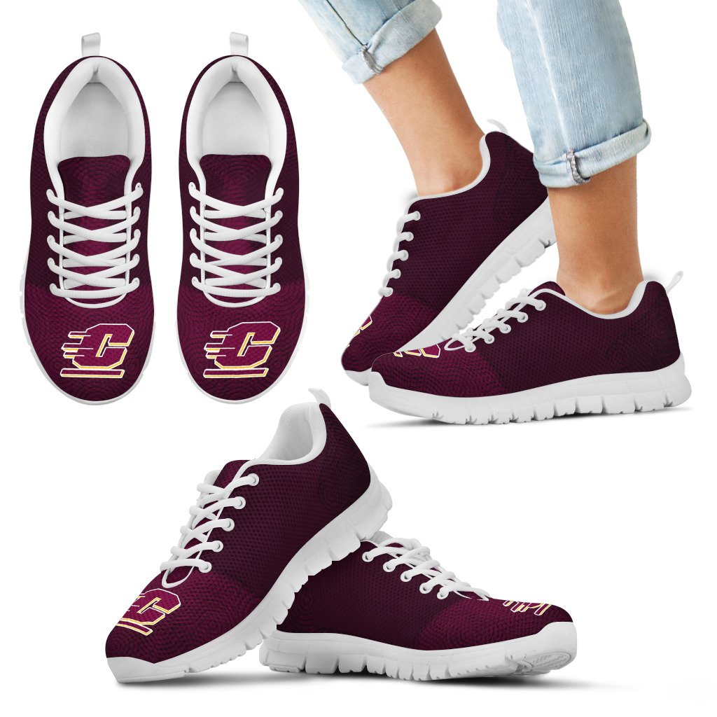 Seamless-Line-Magical-Wave-Beautiful-Central-Michigan-Chippewas-Sneakers-1