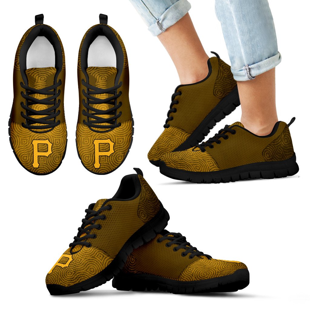 Seamless Line Magical Wave Beautiful Pittsburgh Pirates Sneakers Seamless Line Magical Wave Beautiful Pittsburgh Pirates Sneakers