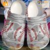 Silver Baseball Ball Crocs Crocband Clog