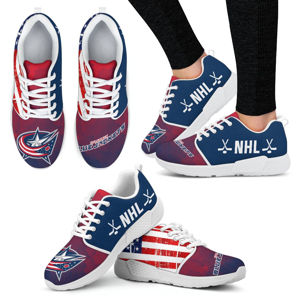 Simple-Fashion-Columbus-Blue-Jackets-Shoes-Athletic-Sneakers-1
