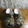 Simpsons Abstract Crocband Crocs Clog Shoes