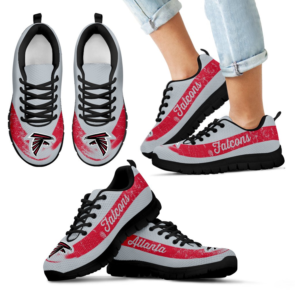 Single Line Logo Atlanta Falcons Sneakers Single Line Logo Atlanta Falcons Sneakers