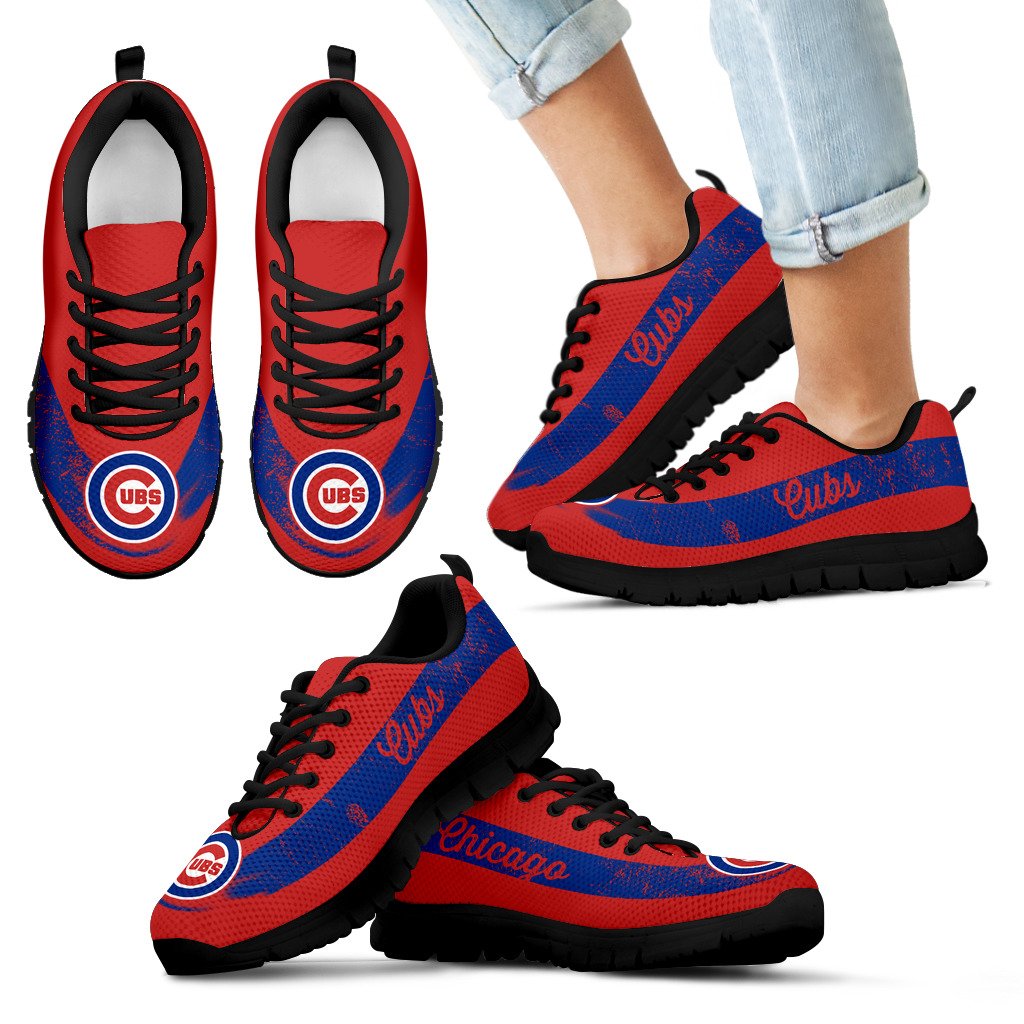 Single Line Logo Chicago Cubs Sneakers Single Line Logo Chicago Cubs Sneakers