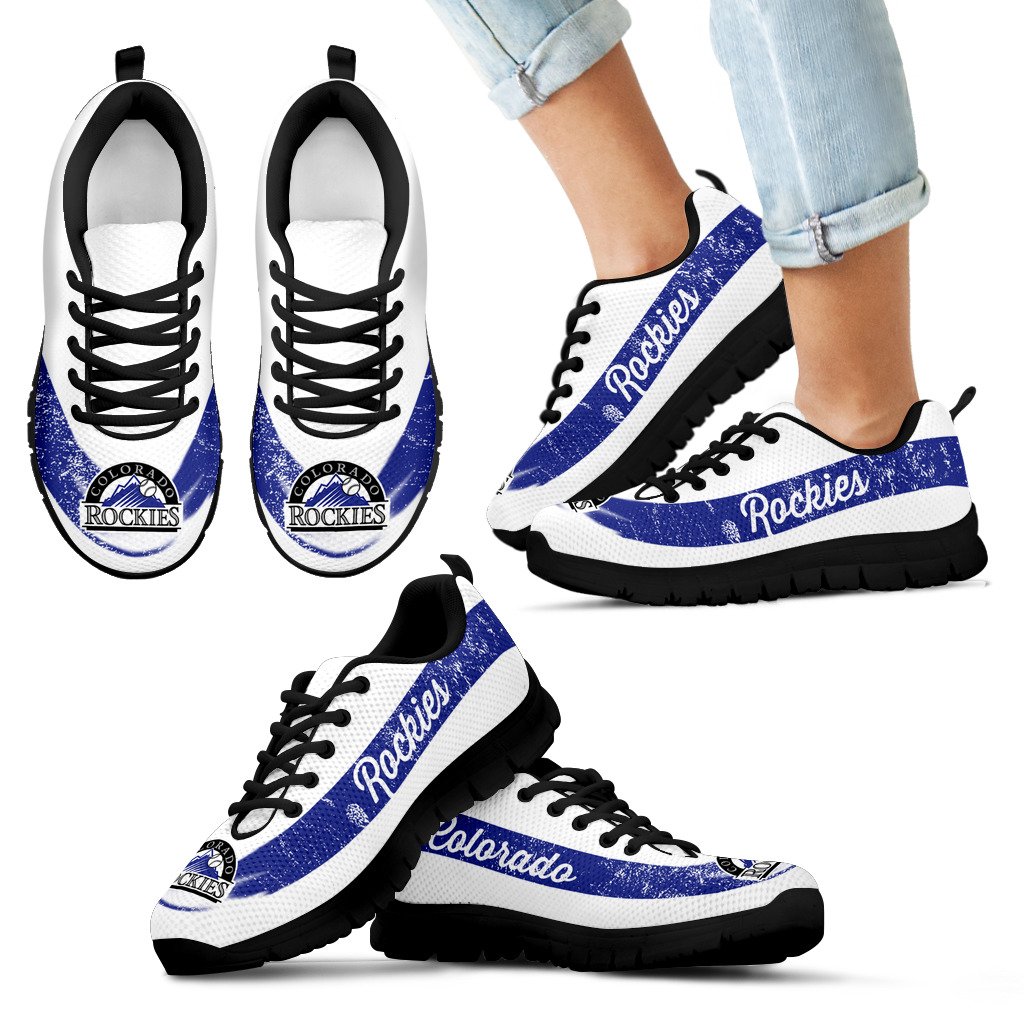 Single Line Logo Colorado Rockies Sneakers Single Line Logo Colorado Rockies Sneakers