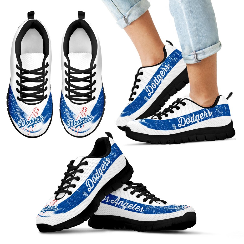 Single Line Logo Los Angeles Dodgers Sneakers Single Line Logo Los Angeles Dodgers Sneakers