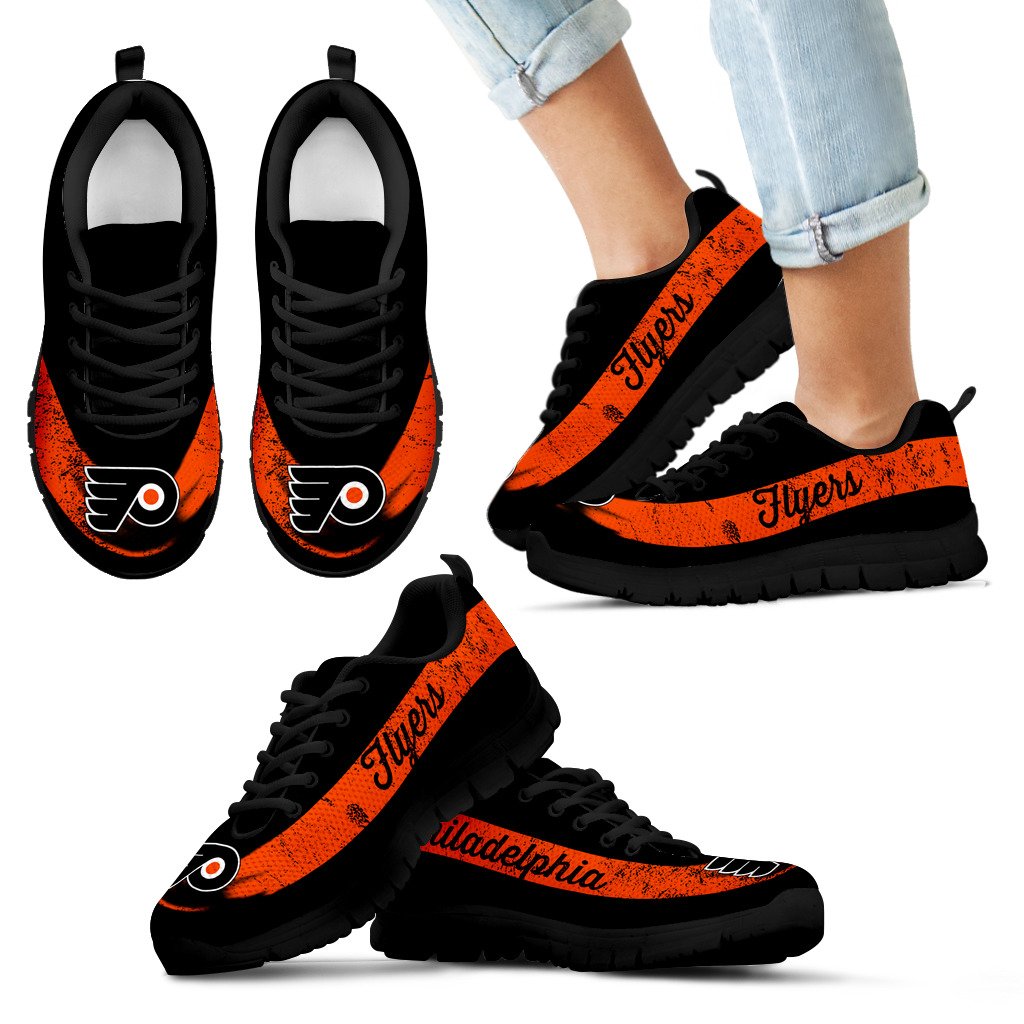 Single Line Logo Philadelphia Flyers Sneakers Single Line Logo Philadelphia Flyers Sneakers