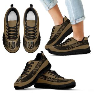 Single Line Logo Vegas Golden Knights Sneakers