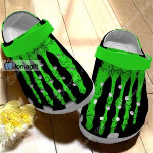 Skeleton Skull Feet Green Skull Crocs Gift