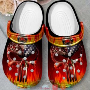 Skull Firefighter Crocband Shoes