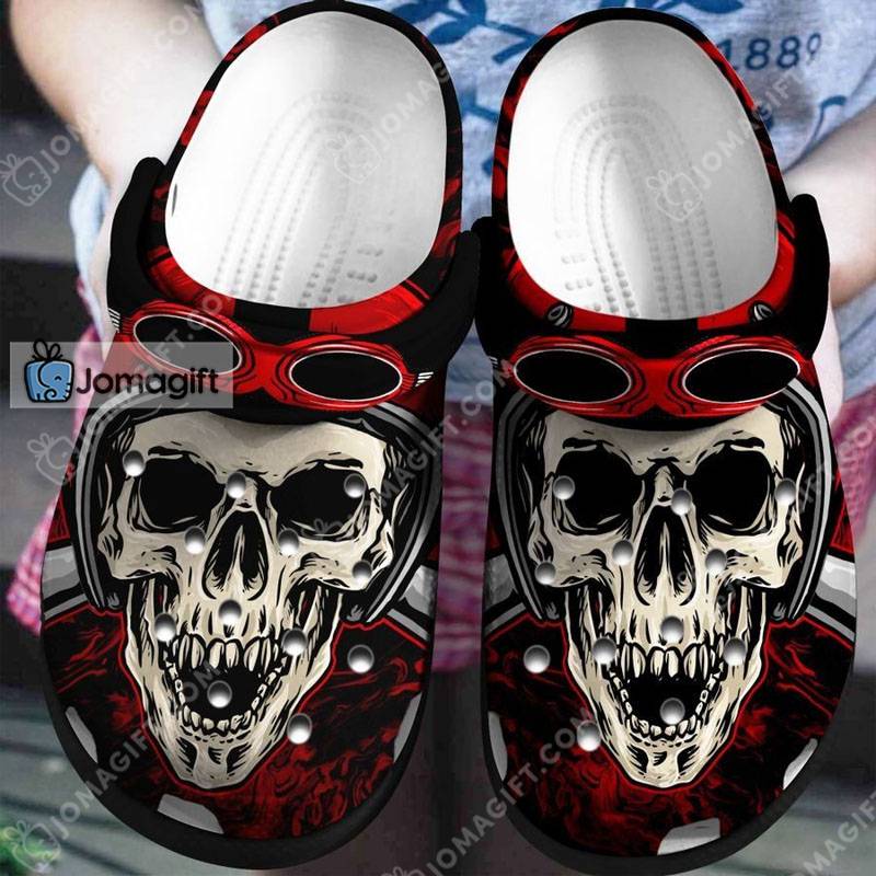 Skull-Red-Crocs-Gift-1