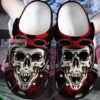 Skull Red Crocs Gift