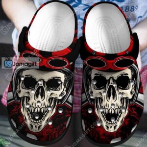 Skull Red Crocs Gift