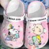 Snoopy And Woodstock And Charlie Brown I Read And I Know Things Crocband Crocs Clog Shoes