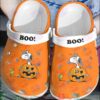 Snoopy And Woodstock Halloween Crocband Crocs Clog Shoes