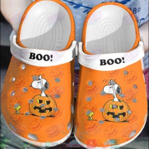 Snoopy And Woodstock Halloween Crocband Crocs Clog Shoes
