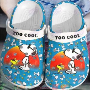 Snoopy And Woodstock Too Cool Crocband Crocs Clog Shoes