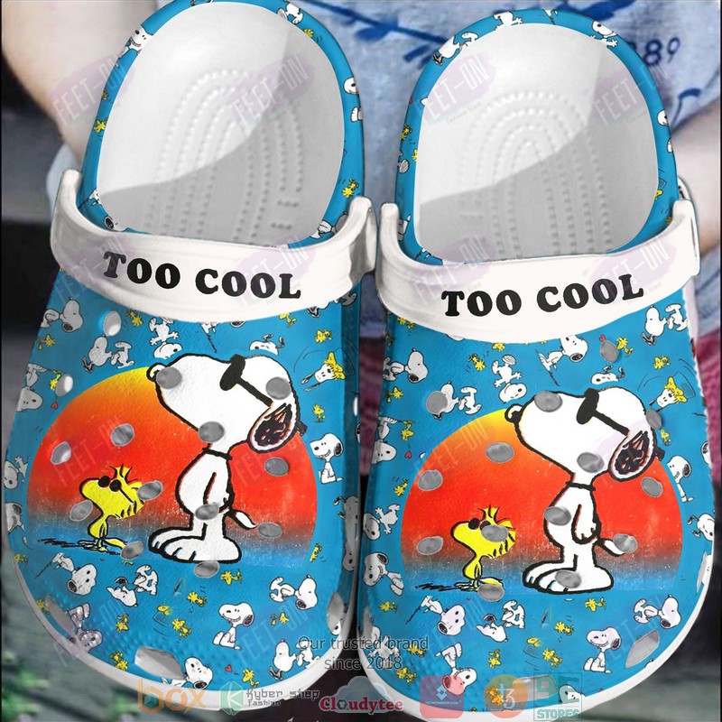 Snoopy And Woodstock Too Cool Crocband Crocs Clog Shoes Snoopy And Woodstock Too Cool Crocband Crocs Clog Shoes