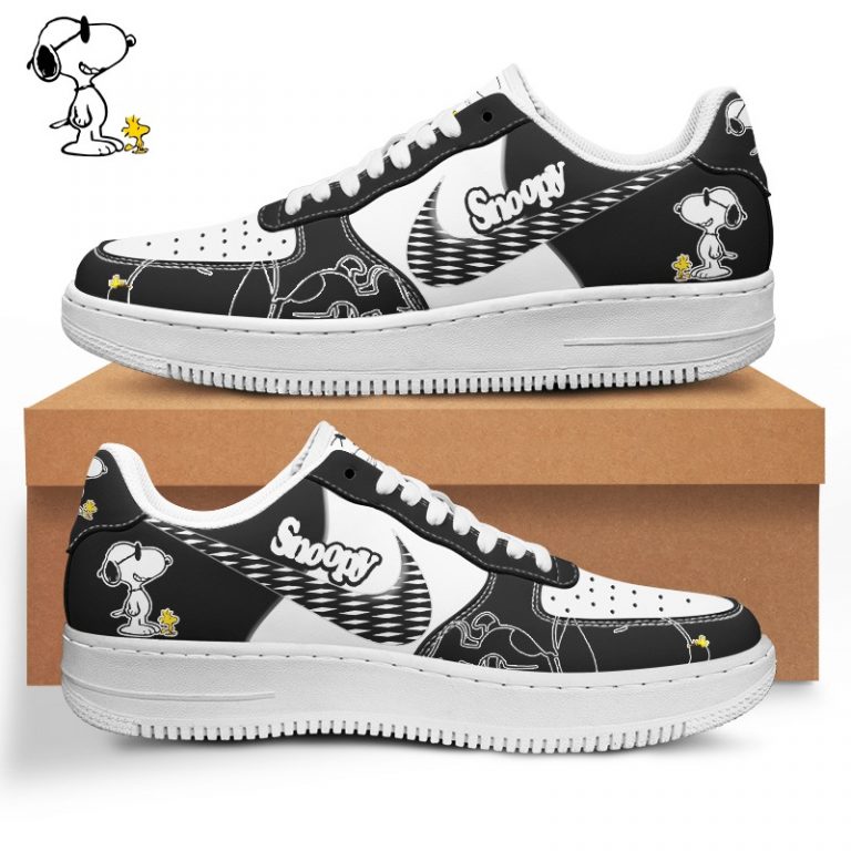 Snoopy-Black-Air-Force-1-Shoes-1