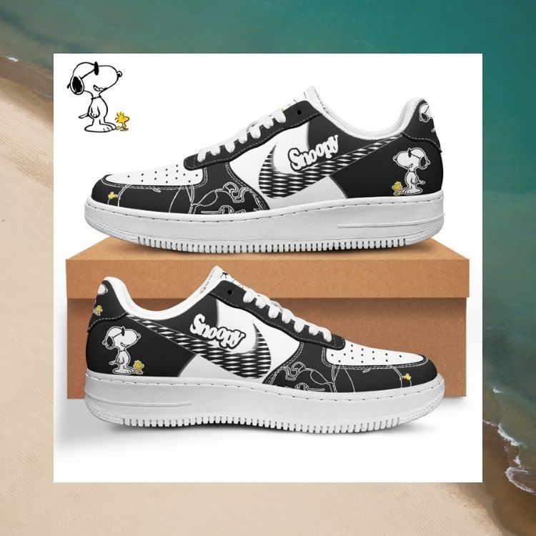 Snoopy Black Air Force 1 Shoes Snoopy Black Air Force 1 Shoes