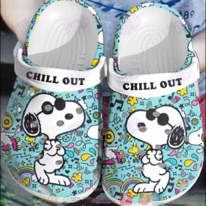 Snoopy Chill Out Crocband Crocs Clog Shoes