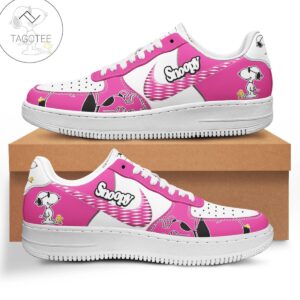 Snoopy Pink Air Force 1 Shoes