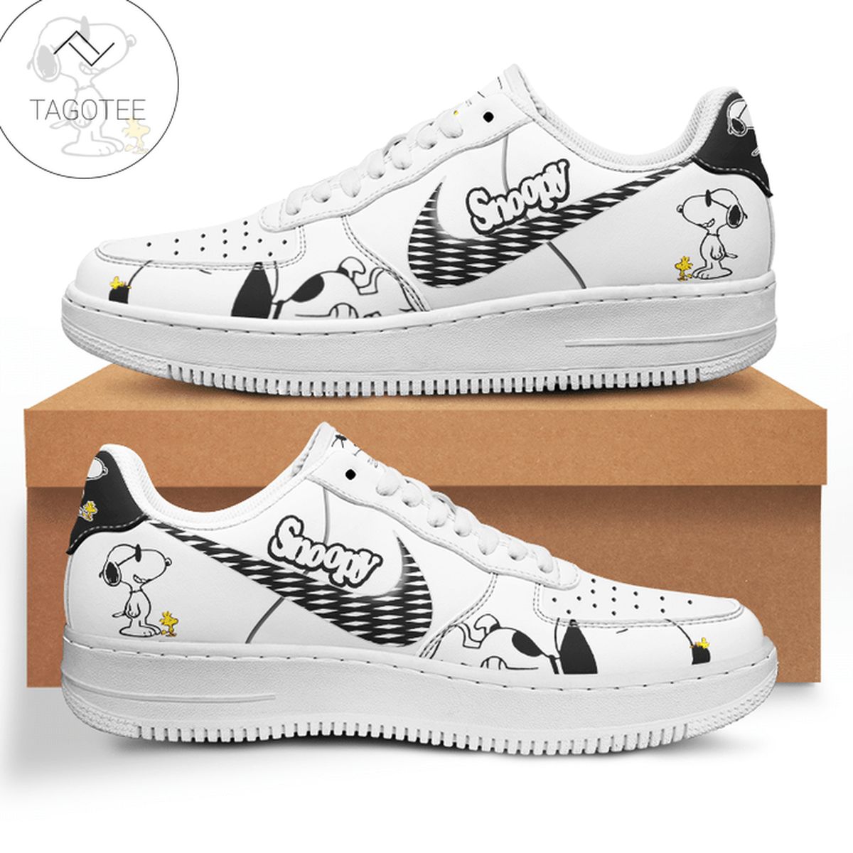 Snoopy White Air Force 1 Shoes Snoopy White Air Force 1 Shoes