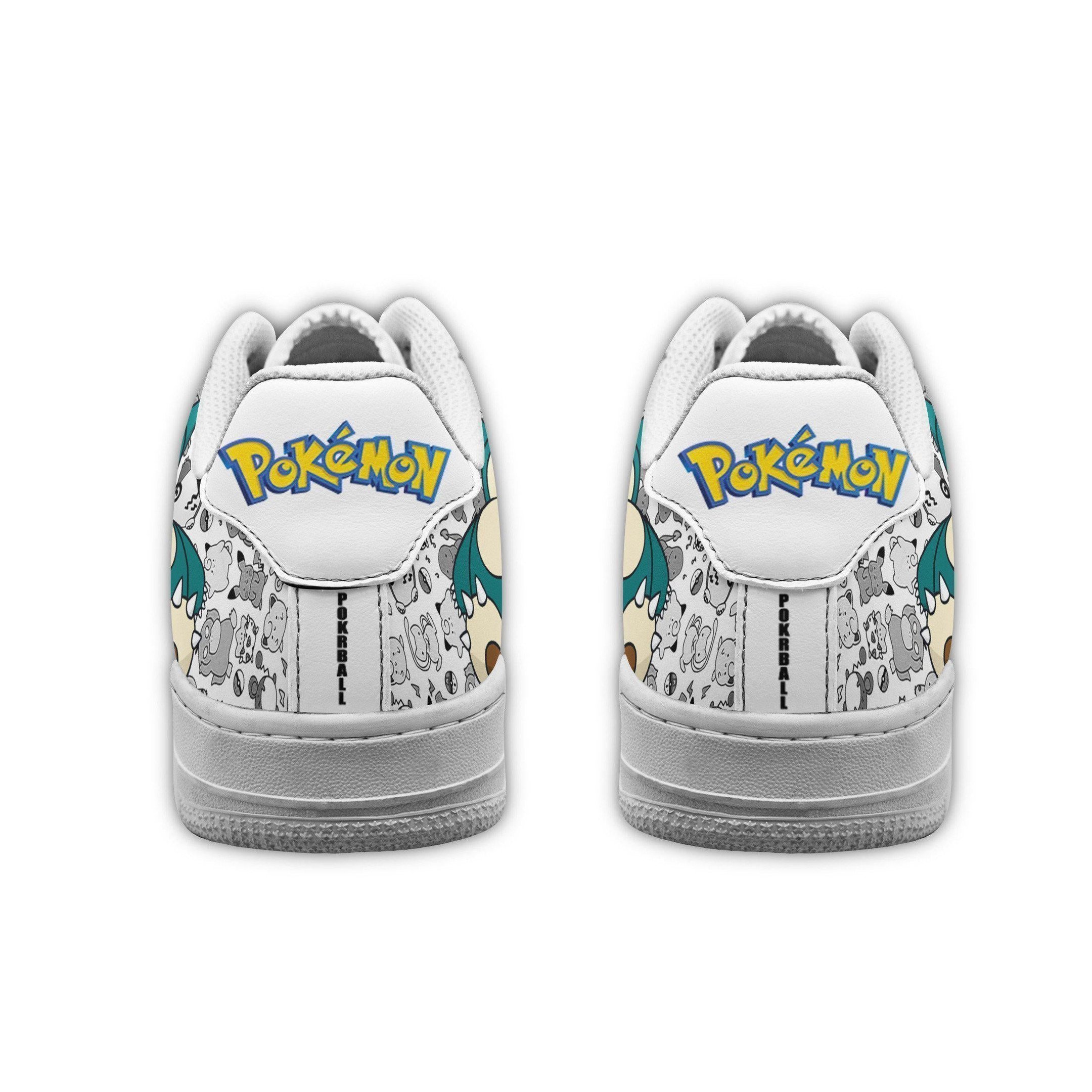 Snorlax Anime Pokemon Air Force Shoes Snorlax Anime Pokemon Air Force Shoes