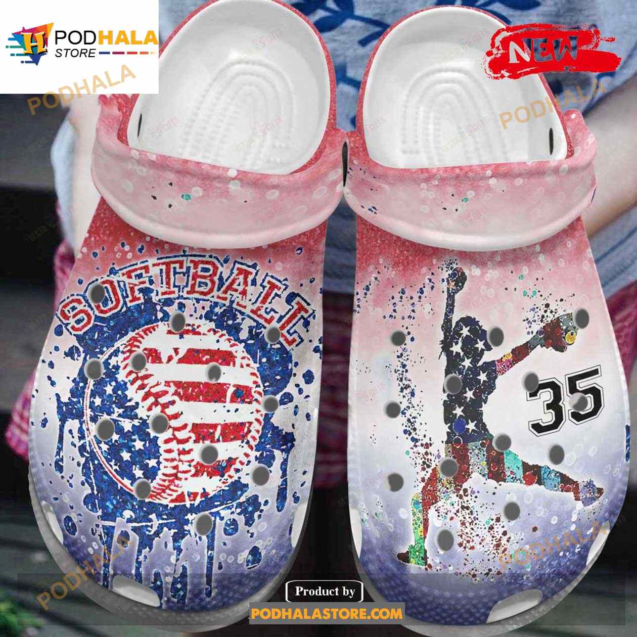 Softball Classic Softball For Unisex Crocs Clog Shoes Softball Classic Softball For Unisex Crocs Clog Shoes