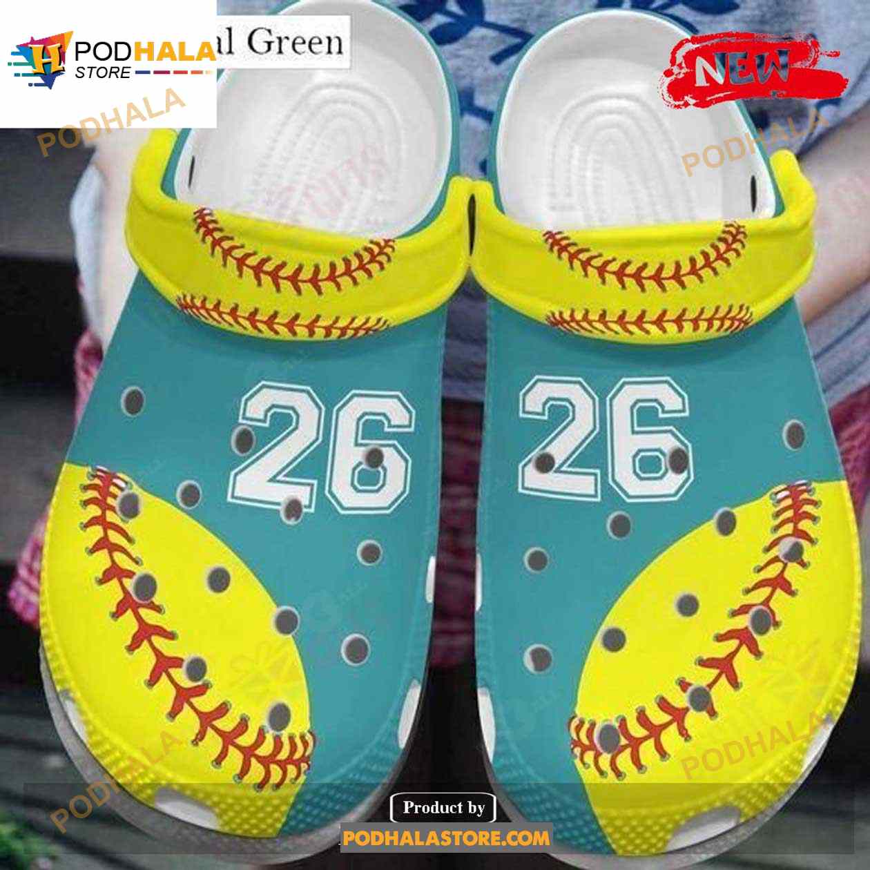 Softball Classic Whitesole Softball Player Number For Unisex Crocs Clog Shoes Softball Classic Whitesole Softball Player Number For Unisex Crocs Clog Shoes