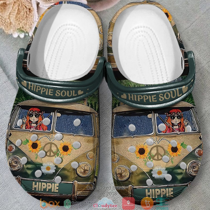 Some Girls Are Just Born With Hippie Soul Crocband Shoes Some Girls Are Just Born With Hippie Soul Crocband Shoes