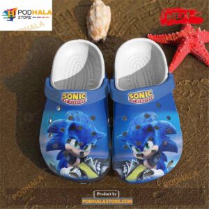 Sonic Croc Crocband For Unisex Crocs Clog Shoes