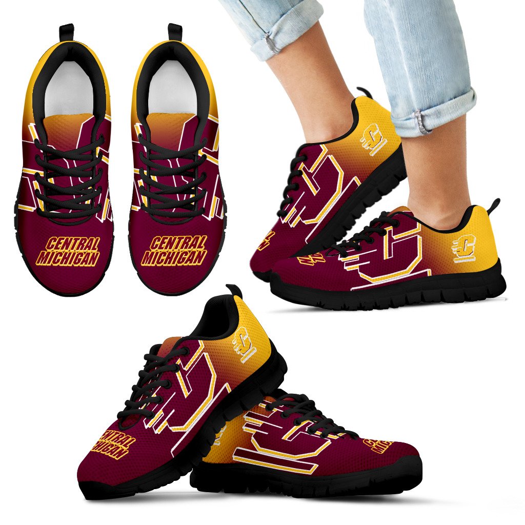Special Unofficial Central Michigan Chippewas Sneakers Special Unofficial Central Michigan Chippewas Sneakers