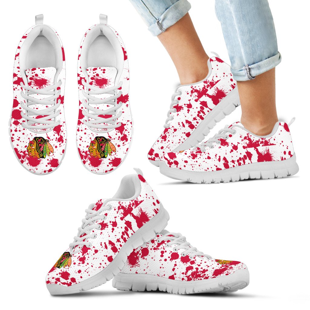 Splatters-Watercolor-Chicago-Blackhawks-Sneakers-1
