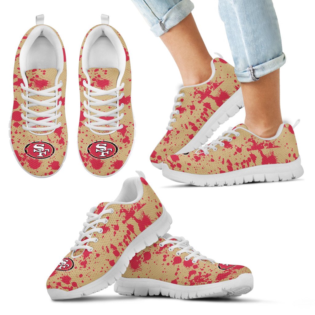 Splatters-Watercolor-San-Francisco-49ers-Sneakers-1
