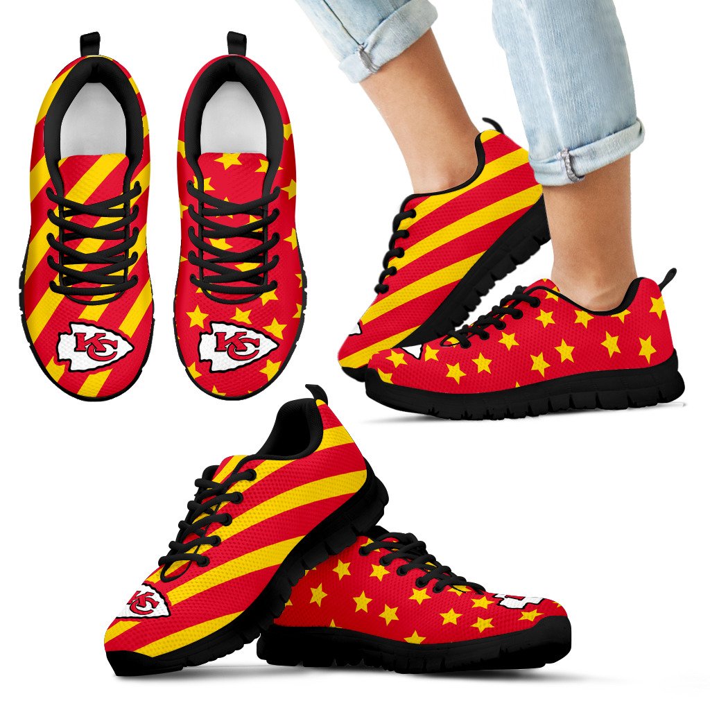 Splendid Star Mix Edge Fabulous Kansas City Chiefs Sneakers Splendid Star Mix Edge Fabulous Kansas City Chiefs Sneakers