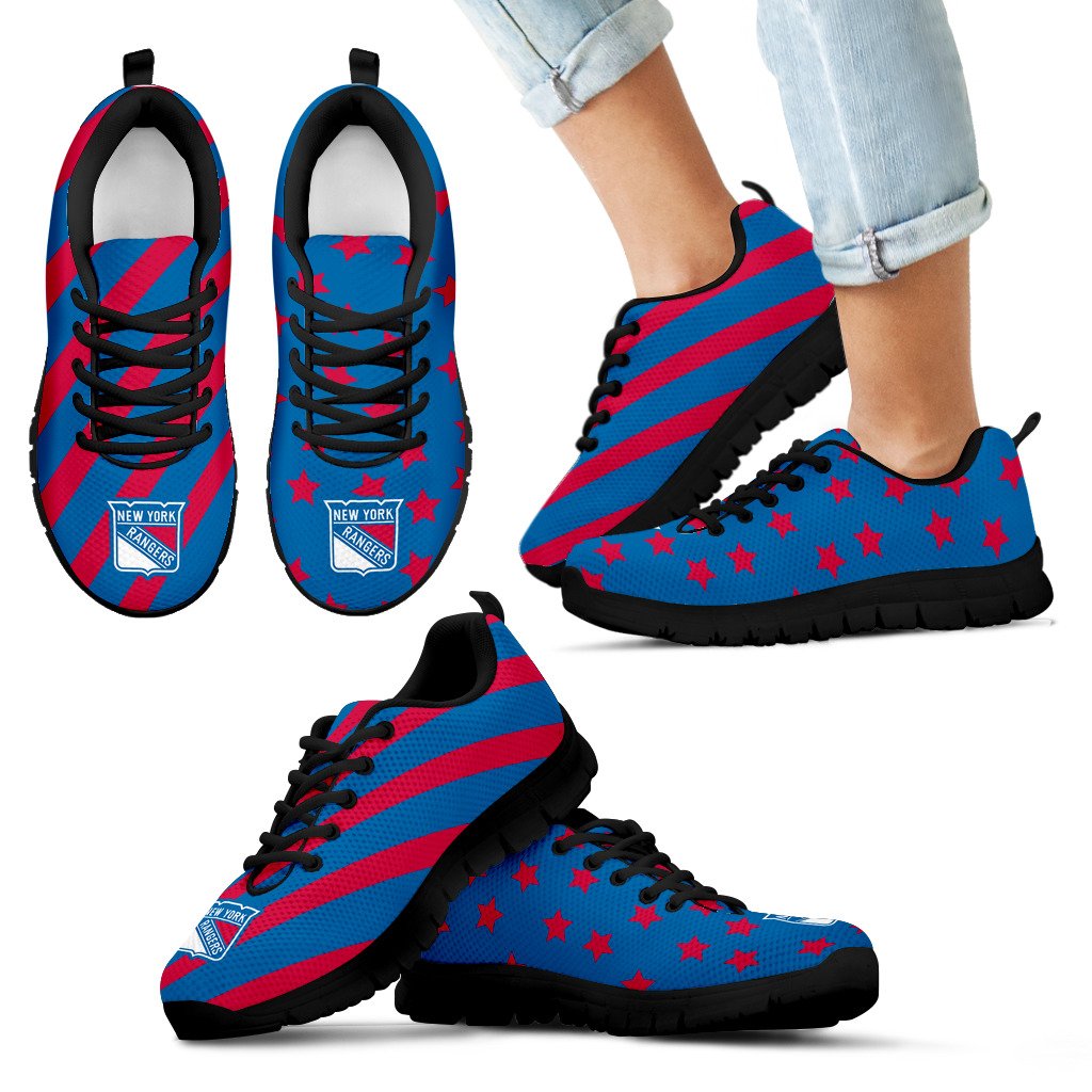 Splendid Star Mix Edge Fabulous New York Rangers Sneakers Splendid Star Mix Edge Fabulous New York Rangers Sneakers