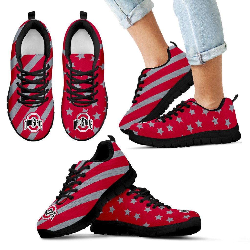 Splendid Star Mix Edge Fabulous Ohio State Buckeyes Sneakers Splendid Star Mix Edge Fabulous Ohio State Buckeyes Sneakers