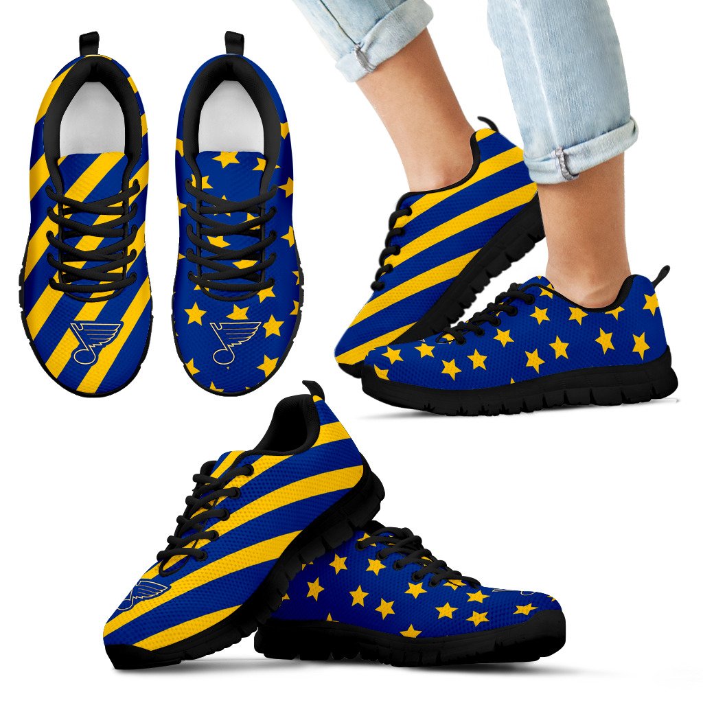 Splendid Star Mix Edge Fabulous St. Louis Blues Sneakers Splendid Star Mix Edge Fabulous St. Louis Blues Sneakers
