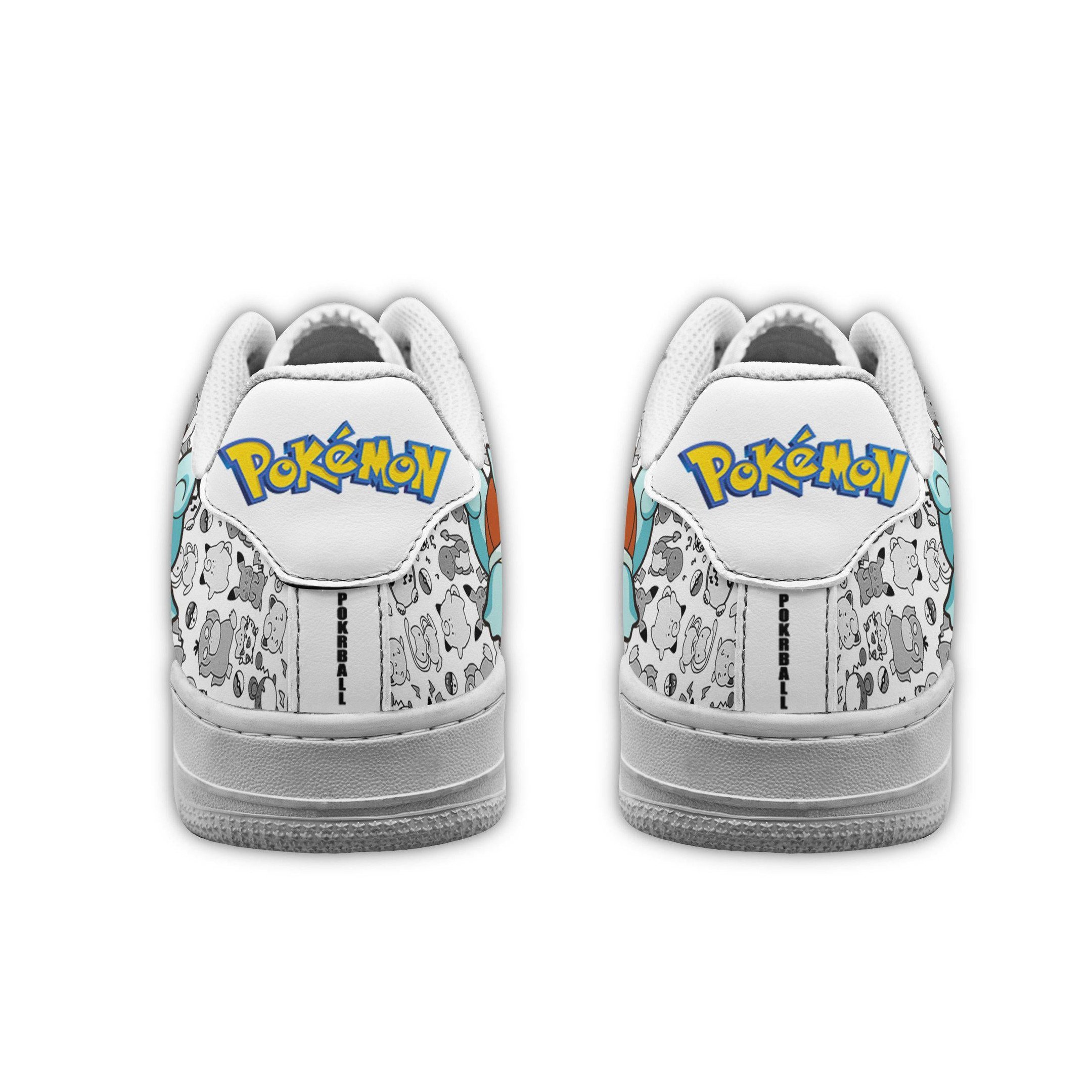 Squirtle Anime Pokemon Air Force Shoes Squirtle Anime Pokemon Air Force Shoes