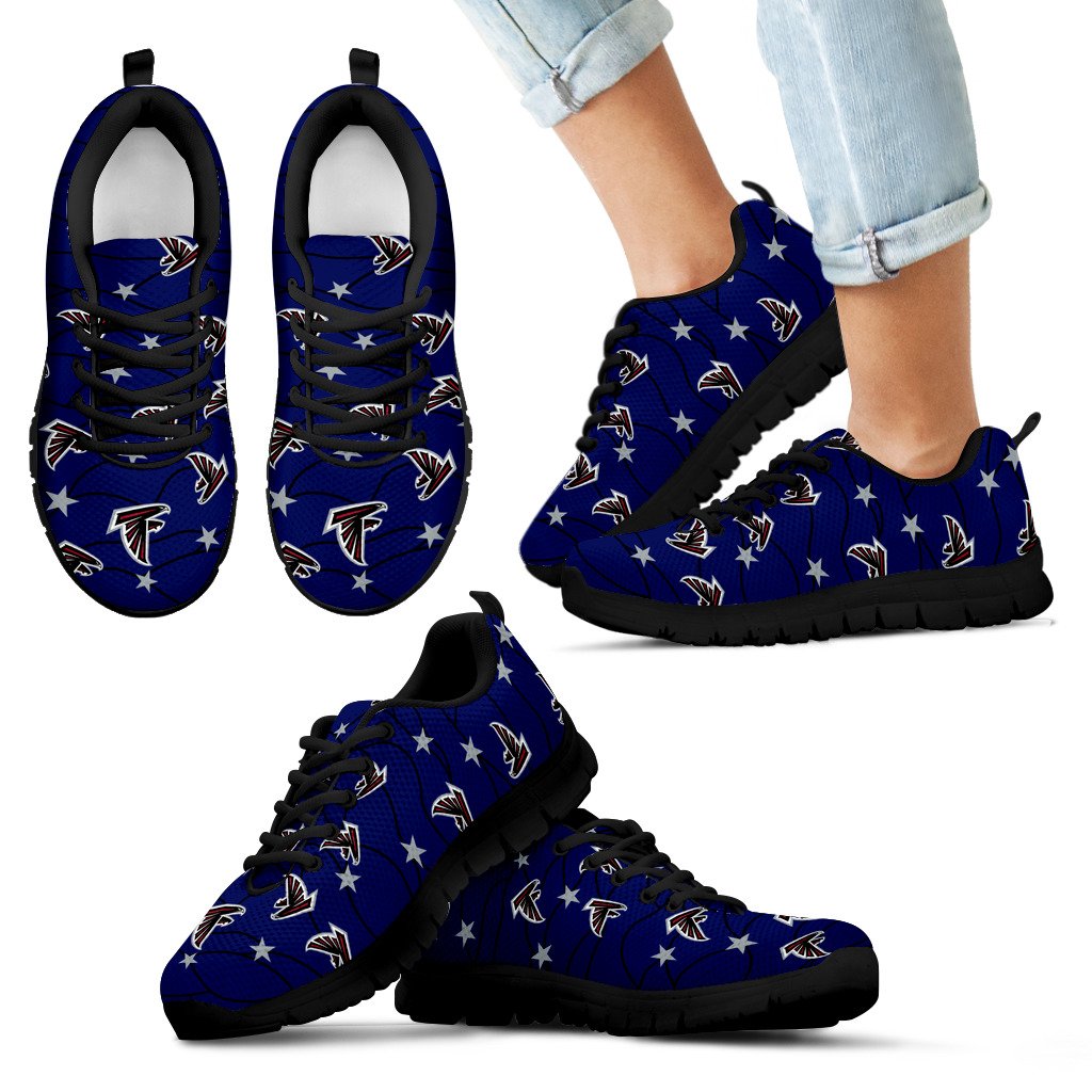Star Twinkle Night Atlanta Falcons Sneakers Star Twinkle Night Atlanta Falcons Sneakers