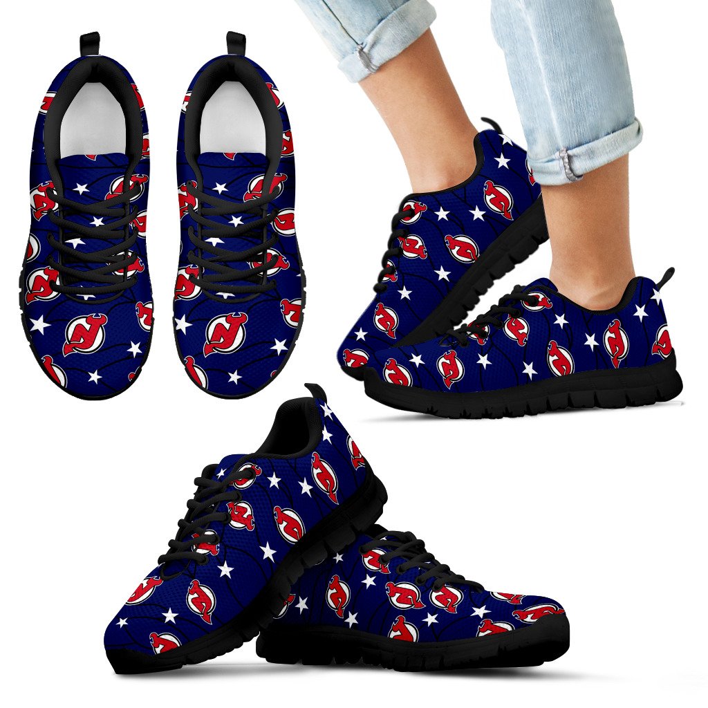 Star Twinkle Night New Jersey Devils Sneakers Star Twinkle Night New Jersey Devils Sneakers