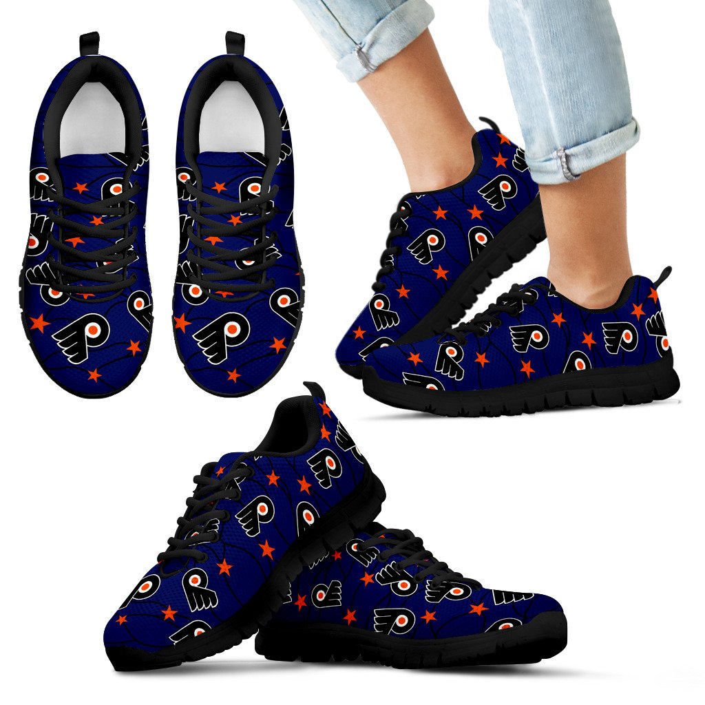 Star Twinkle Night Philadelphia Flyers Sneakers Star Twinkle Night Philadelphia Flyers Sneakers