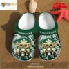 Starbucks Baby Yoda For Lover Rubber Crocs Crocband Clogs Comfy Footwear