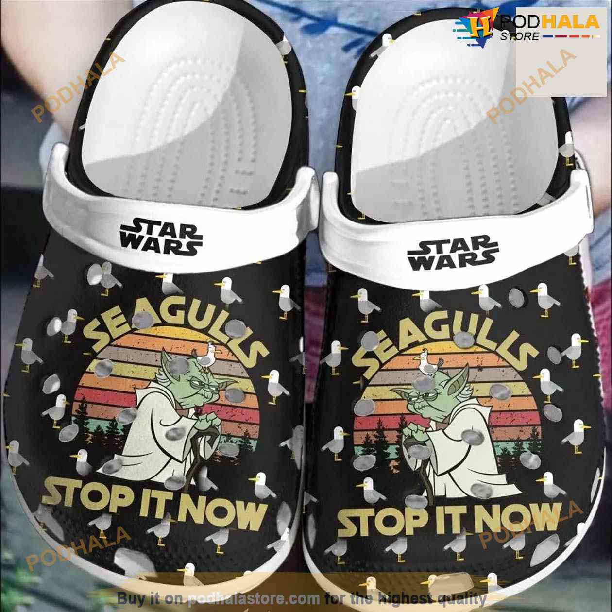 Starwar Baby Yoda Adult Size Crocs Clog Shoes Starwar Baby Yoda Adult Size Crocs Clog Shoes