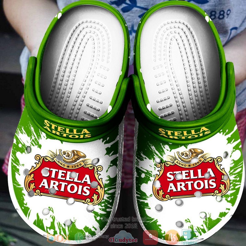 Stella Artois Drinking Crocband Clog Shoes Stella Artois Drinking Crocband Clog Shoes