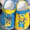Stitch And Pikachu Cute Crocband Crocs Clog Shoes