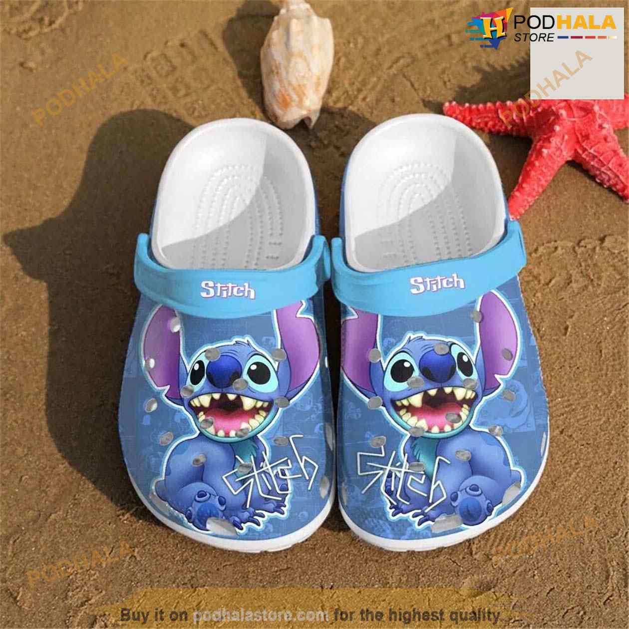 Stitch Cute Funny Cartoon Crocs Crocband Clog Shoes Stitch Cute Funny Cartoon Crocs Crocband Clog Shoes