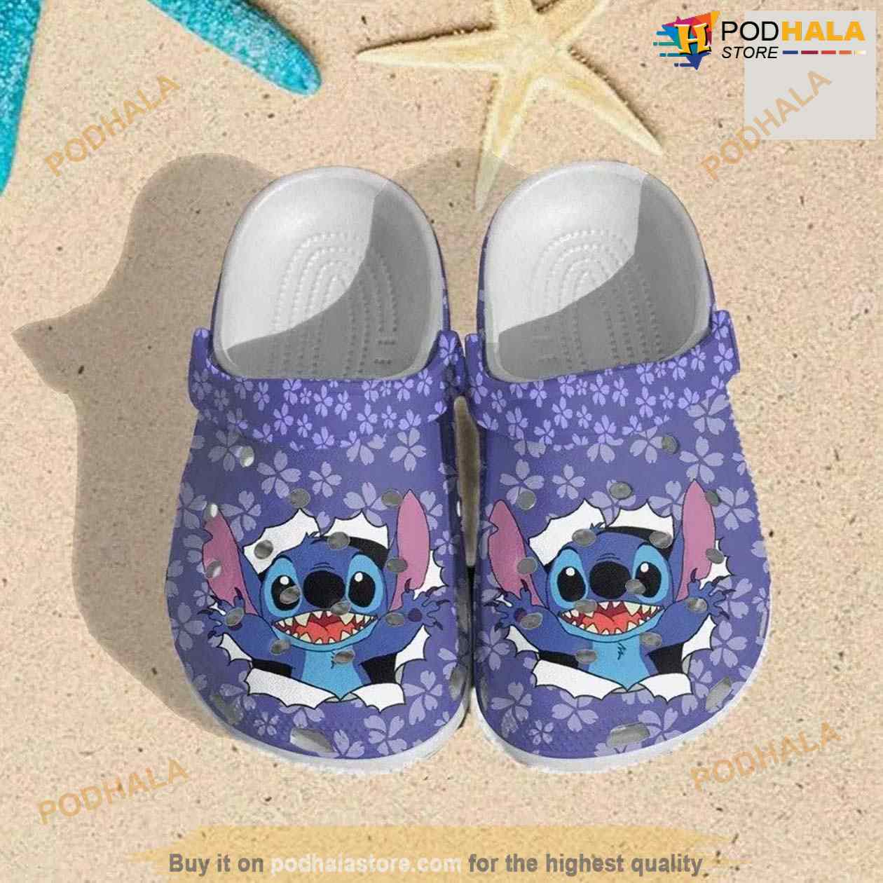 Stitch Cute Funny Cartoon Movie Character Crocs Crocband Clog Shoes Stitch Cute Funny Cartoon Movie Character Crocs Crocband Clog Shoes